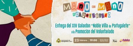 XIV Galardón Noble Villa de Portugalete para la promoción del voluntariado